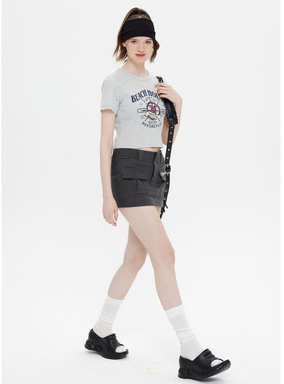 Short Slim Short Sleeve T-shirt