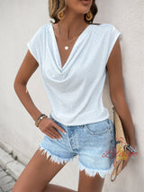 Casual White Short-sleeved T-shirt