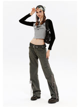 Retro Slim Short Long Sleeve T-shirt