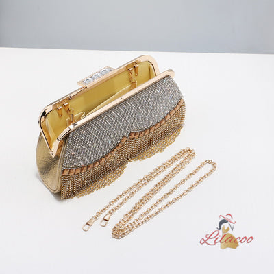 Tassel Bead Handheld Dinner Bag