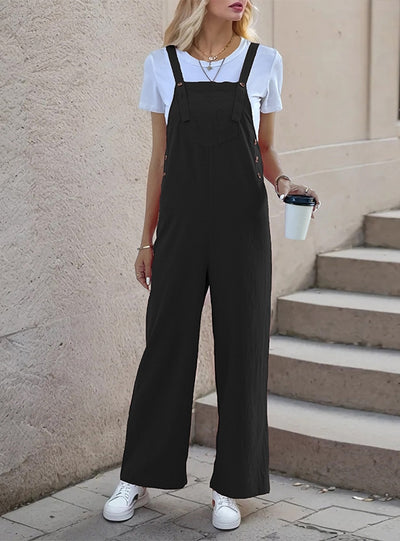 Women Casual Suspenders Pant