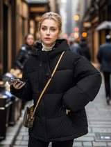 Short Loose Large Size Cotton Coat