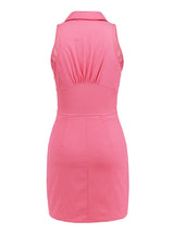 Sexy Sleeveless Denim Dress