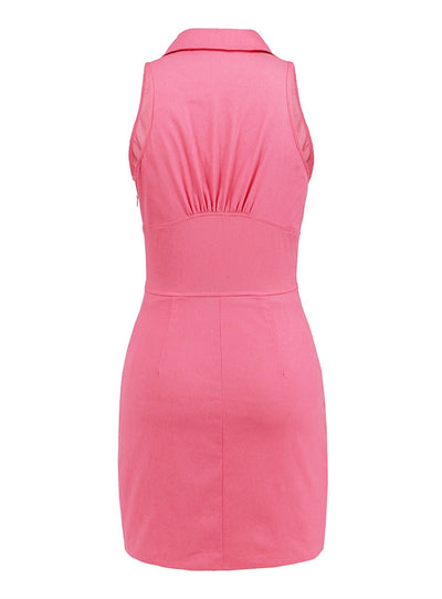 Sexy Sleeveless Denim Dress