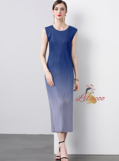 Gradual Disc Flower Lace-up Coat+Joker Straight Dress