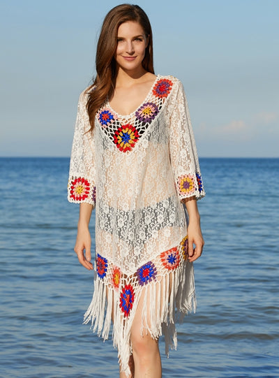 Sexy Perspective Beach Dress Cover Up