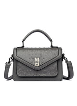 Crocodile Pattern Slung Shoulder Bag
