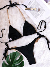 Women Crystal Diamond Bikini