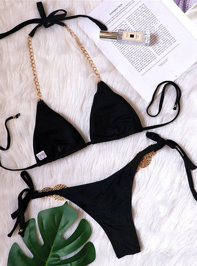 Women Crystal Diamond Bikini