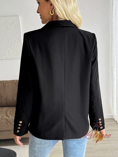 Fashion Leisure Black Jacket