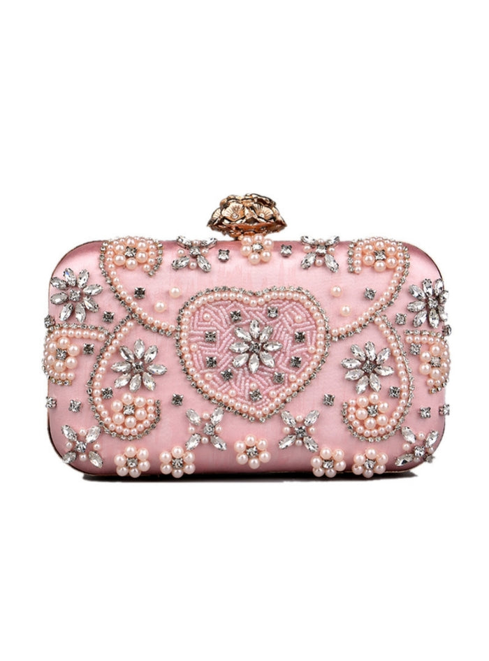 Bead Crystal Dinner Bag Clutch Bag