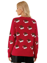 Round Neck Cartoon Christmas Sweater