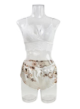 Sexy Lace Suspender Two-piece Pajamas Set