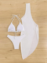White Three-piece Beach Bikini