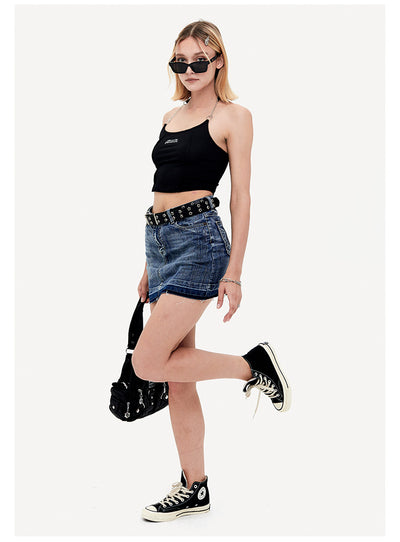 Strap Neck Halter Suspender Vest