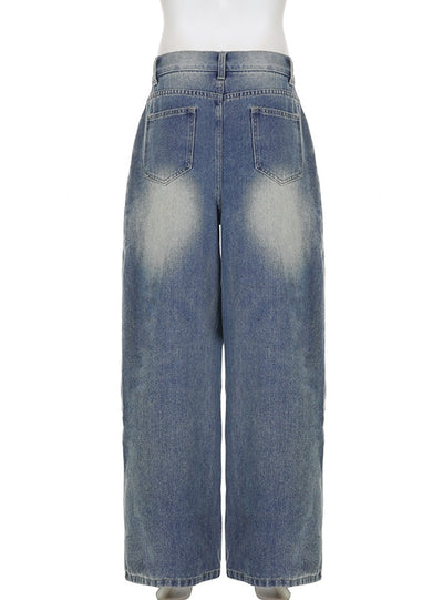 Low Waist Loose Wide-leg Jeans