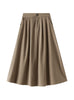 High Waist Slim Big Swing Skirt