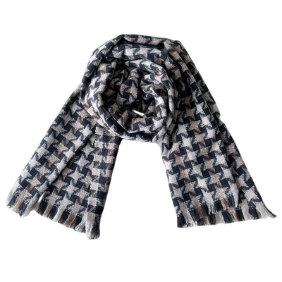 Thickened Houndstooth Scarf Shawl