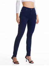 Deep Blue Slim Jeans Pencil Pants