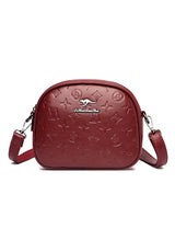 Large Capacity Small Round Bag Soft Leather Crossbody Bag