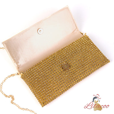 Chain Single Shoulder Diamond Handbag