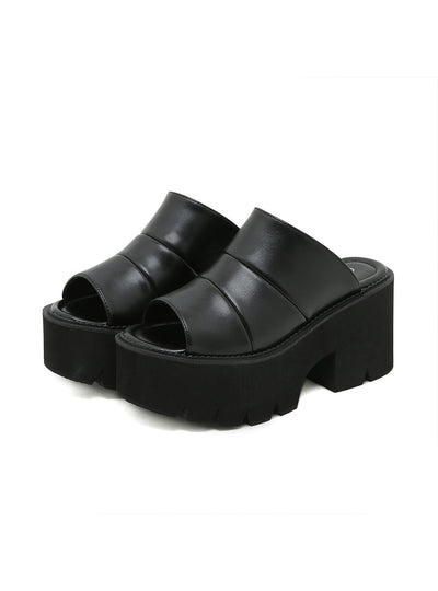 Outdoor Thick Soles Thick Heels Slippers