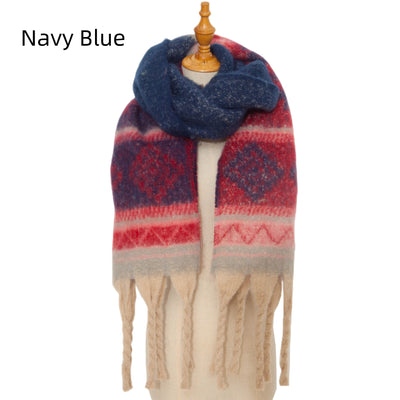 Jacquard Coarse Beard Scarf