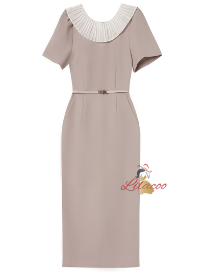 Short Sleeve Mother Of The Bride Dress