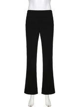 Pit Strip High Waist Sports Casual Pant