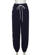 Fashion High Waist Straight Leg Casual Pants