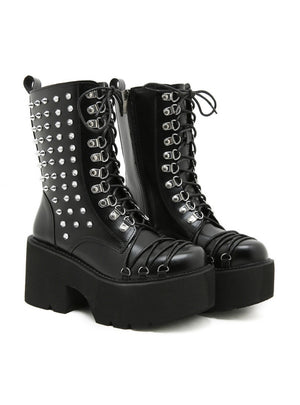 Thick Heels and Thick Soles Jockey Boots