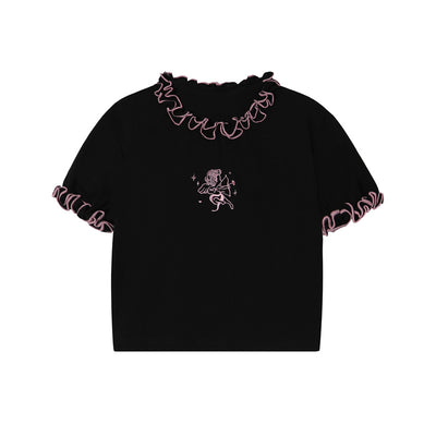Embroidered Short-sleeved T-shirt