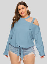 Solid Color Long Sleeve T-shirt Top