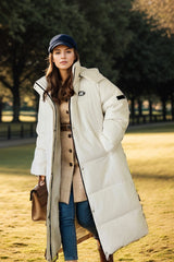 Long Padded Over-the-knee Cotton-padded Jacket Coat