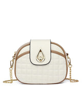 Chain Slung Shoulder Small Round Bag