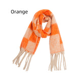 Thickened Coarse Beard Jacquard Plaid Scarf