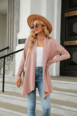Solid Color Loose Long Sleeve Coat