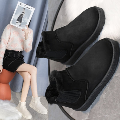 Thickened Ankle Boots Cotton Shoes