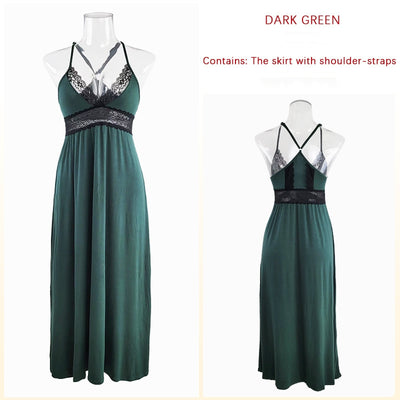 Sexy Lace Suspender Pajamas