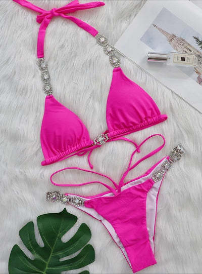 Sexy Crystal Diamond Bikini