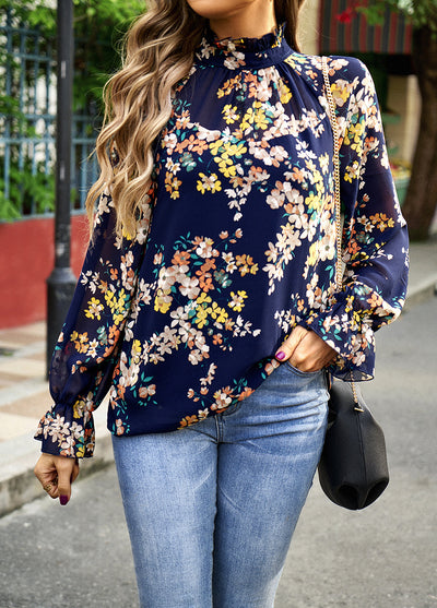 Women Print Long Sleeve Shirt