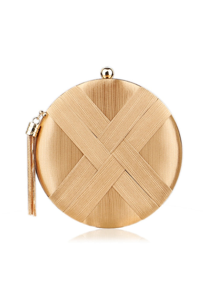Ladies Joker Round Evening Bag Tassel Bag