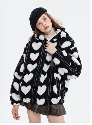 Plush Coat Thickened Lamb Cotton-padded Jacket