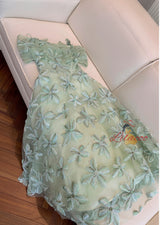 Sexy Butterfly Decorated Short Sleeve Slim Dress