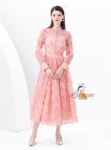 Palace Lantern Sleeve Shirt+Skirt Three-piece Suit
