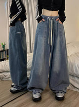 Loose Bloomers Casual Wide-leg Jeans