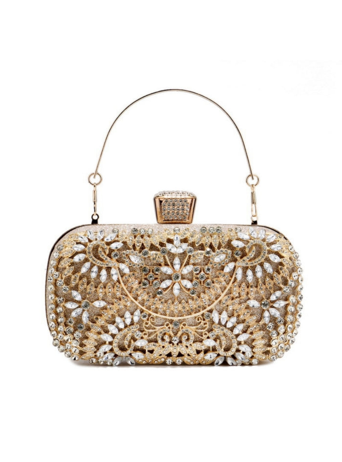 Vintage Banquet Diamond-encrusted Dinner Bag