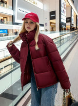 Short Loose Cotton Down Jacket Coat