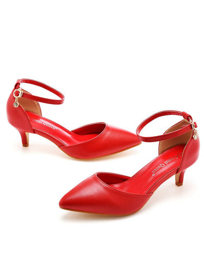 Low-heeled Pointed Sandals Wedding Shoes