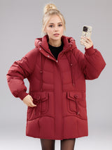 Short Warm and Cold-proof Cotton-padded Down Jacket